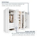 Ver mais imagens de Guarda Roupa Casal 6 Portas Vidro Refleta e 6 Gavetas MDF com LED Imperiale Premium