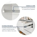 Ver imagem 4 de Guarda Roupa Casal 6 Portas Vidro Refleta e 6 Gavetas MDF com LED Imperiale Premium