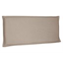 Ver imagem 1 de Cabeceira Painel Solteiro 0,90m Veneza Suede Bege