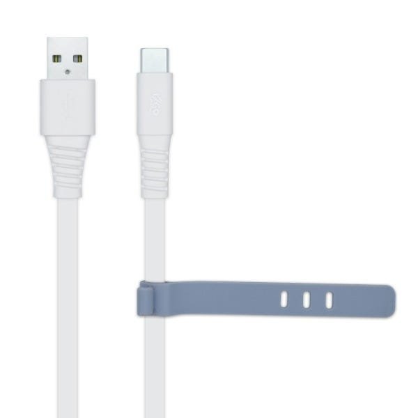 Cabo Tipo USB-C 1,2 Metros Cor Branco i2GO Basic - 2