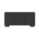 Ver imagem 5 de Rack para Tv até 32 Polegadas com 3 Portas Multimóveis Mp1068 Preto
