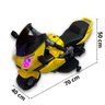 Mini Moto Motinha Elétrica Infantil Bateria 6v Triciclo Criança Amarela Brinqway Bw-232 Bw-232 Am Am - 2