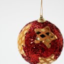 Ver imagem 2 de Kit 30 Enfeite Bolas Natalina Árvore Natal Artesanal Estrela