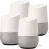 Google Combo com 04 Google Home Caixa de Som Speaker Wifi Vitrine - 1