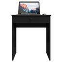 Ver imagem 4 de Mesa Escrivaninha 1 Gaveta 68 cm Essencial Preto Rudk