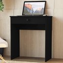 Ver imagem 2 de Mesa Escrivaninha 1 Gaveta 68 cm Essencial Preto Rudk