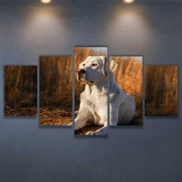 QUADRO MOSAICO DECORATIVO EM MDF 05 PEÇAS PARA DECORAÇÃO DE AMBIENTES 45 - 5