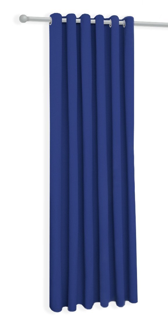 Cortina Azul-royal Oxford 150x250 Sala/quarto Fabritex Enxovais