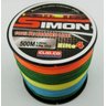 Linha Multifilamento Max Power e Simon - 500 Metros - 500m Amarela - 0,37mm 60lb/27,2kg - 10