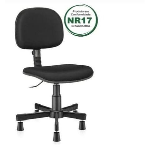 Cadeira  Costureira NR17 Aranha Especial com Uma Das Pernas 8 cm Mais Curta com Laudo Técnico NR17