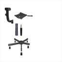 Ver imagem 2 de Cadeira para Costureira Nr17 Ergonomica Preta