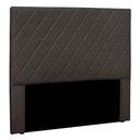 Ver imagem 1 de Cabeceira King 1,95m Córdoba Suede - Pallazio Cor Cinza