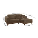 Ver imagem 3 de Sofá Cronos 185cm Chaise Lado Direito Meu Sofá Online