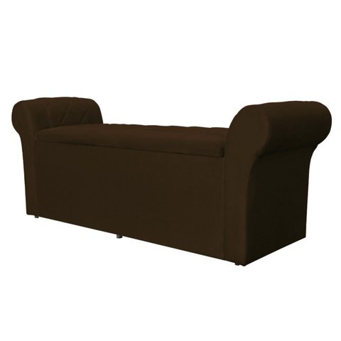 Calçadeira Sapatos Baú Cancun Estofada 195 Cm King Suede