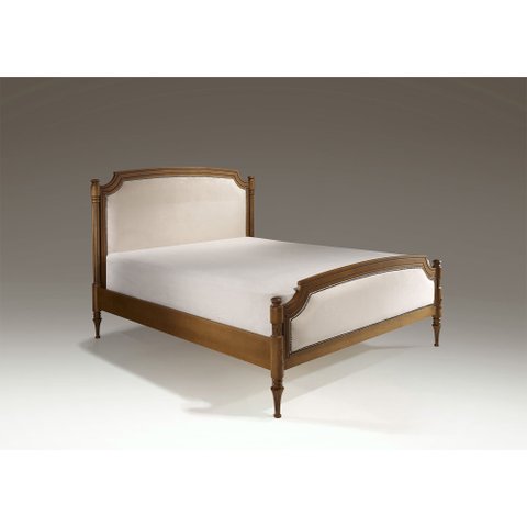 Cama de Casal Gold Estofada Mmj-cl Cl-mel/creme (veludo) Casal - 1,38m Largura