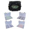 Bolsa Apetrecho Rígida Gg + 4 Estojos C/ 24 Divisões - Life Pesca - Cor Preta - 3