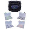 Bolsa Apetrecho Rígida Gg + 4 Estojos C/ 24 Divisões - Life Pesca - Cor Preta - 7