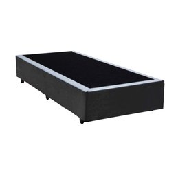 Cama Box Solteiro 88 Cinza Sintetico - Santo Box - 2