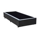 Ver imagem 2 de Cama Box Solteiro 88 Cinza Sintetico - Santo Box