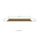 Ver imagem 2 de Tampo 120 cm para Balcão Cor Amadeirado Tóquio Casamia