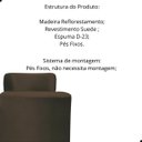 Ver imagem 2 de Puff Banquetas Athena Decorativa Suede