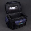 Ver imagem 4 de Bolsa Apetrecho Rígida G + 2 Estojos Grande C/ 24 Divisões - Life Pesca - Cor Azul