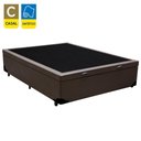 Ver imagem 2 de Cama Box Baú Casal Sintético Mega Cama 138x188x45cm