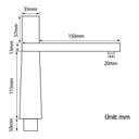 Ver imagem 5 de Torneira Pia Cuba Banheiro Monocomando Baixa Cinza Ca8201cz Luuk Young