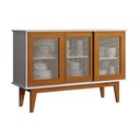 Ver imagem 6 de Buffet Zenit Sporting 3 Portas MDF 125cm Branco Nature Casah