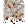 Kit 3 Flores Artificiais Orquideas de Silicone 3D Branco com Rosa Cor:Rosa - 1