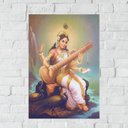 Ver imagem 1 de Placa Decorativa Mdf Saraswati Tamanho 20x27cm Modelo 3a