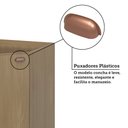 Ver mais imagens de Balcão Canto Diagonal sem Tampo 1 Porta Classic Luciane Móveis