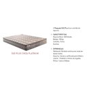 Ver imagem 4 de Colchão Solteiro Paropas Espuma D45 Pasquale Plus Euro Pillow Gray (78x188x25) - 