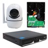 Kit IP Sem fio DVR 04 Canais + 01 Câmera Wifi HD 720P + HD 320GB Kit IP Sem fio DVR 04 Canais + - 1