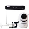 Kit Sem Fio 01 Câmera Externa + 01 Câmera Interna + DVR 04CH 5 em 1 com Leitor Facial - 1