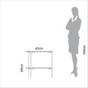 Ver imagem 3 de Mesa de Canto Orgânica 60cm 100% Mdf Tb629 Florença Dalla Costa