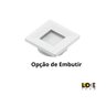 Kit 10 Spot Led Quadrado Sobrepor Embutir P/móveis Nichos:branco Quente/branco - 5