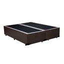 Ver imagem 1 de Base Box Queen Bipartido Homequeen Corino Marrom 40x158x198