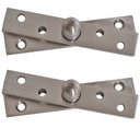 Ver imagem 5 de Kit 2 Dobradiças Pino Pivotante Aço Inox Porta Giratória 360° -100x18mm Facil Negocio Importadora 2d