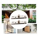 Ver imagem 1 de Kit 2 Dobradiças Pino Pivotante Aço Inox Porta Giratória 360° -100x18mm Facil Negocio Importadora 2d