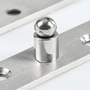 Ver mais imagens de Kit 2 Dobradiças Pino Pivotante Aço Inox Porta Giratória 360° -100x18mm Facil Negocio Importadora 2d