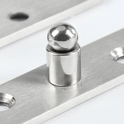 Kit 2 Dobradiças Pino Pivotante Aço Inox Porta Giratória 360° -100x18mm Facil Negocio Importadora 2d - 8