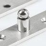 Kit 2 Dobradiças Pino Pivotante Aço Inox Porta Giratória 360° -100x18mm Facil Negocio Importadora 2d - 8