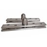 Kit 2 Dobradiças Pino Pivotante Aço Inox Porta Giratória 360° -100x18mm Facil Negocio Importadora 2d - 6