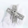 Kit 2 Dobradiças Pino Pivotante Aço Inox Porta Giratória 360° -100x18mm Facil Negocio Importadora 2d - 10