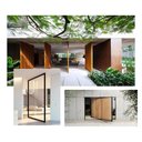 Ver imagem 7 de Kit 2 Dobradiças Pino Pivotante Aço Inox Porta Giratória 360° -100x18mm Facil Negocio Importadora 2d