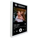 Ver imagem 1 de Quadro com Foto e Música Spotify Tacolado 20 X 30cm Moldura Caixa 3cm Branca sem Vidro