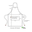 Ver imagem 4 de Avental e Faixa Cozinha Restaurante Bistro Bar Preto