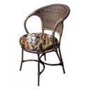 Ver imagem 2 de Conjunto de Mesa Fibra Sintética Amsterdã - 4 Poltronas e Mesa - Tecido Revieira Marrom