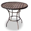 Ver imagem 3 de Conjunto de Mesa Fibra Sintética Amsterdã - 4 Poltronas e Mesa - Tecido Revieira Marrom